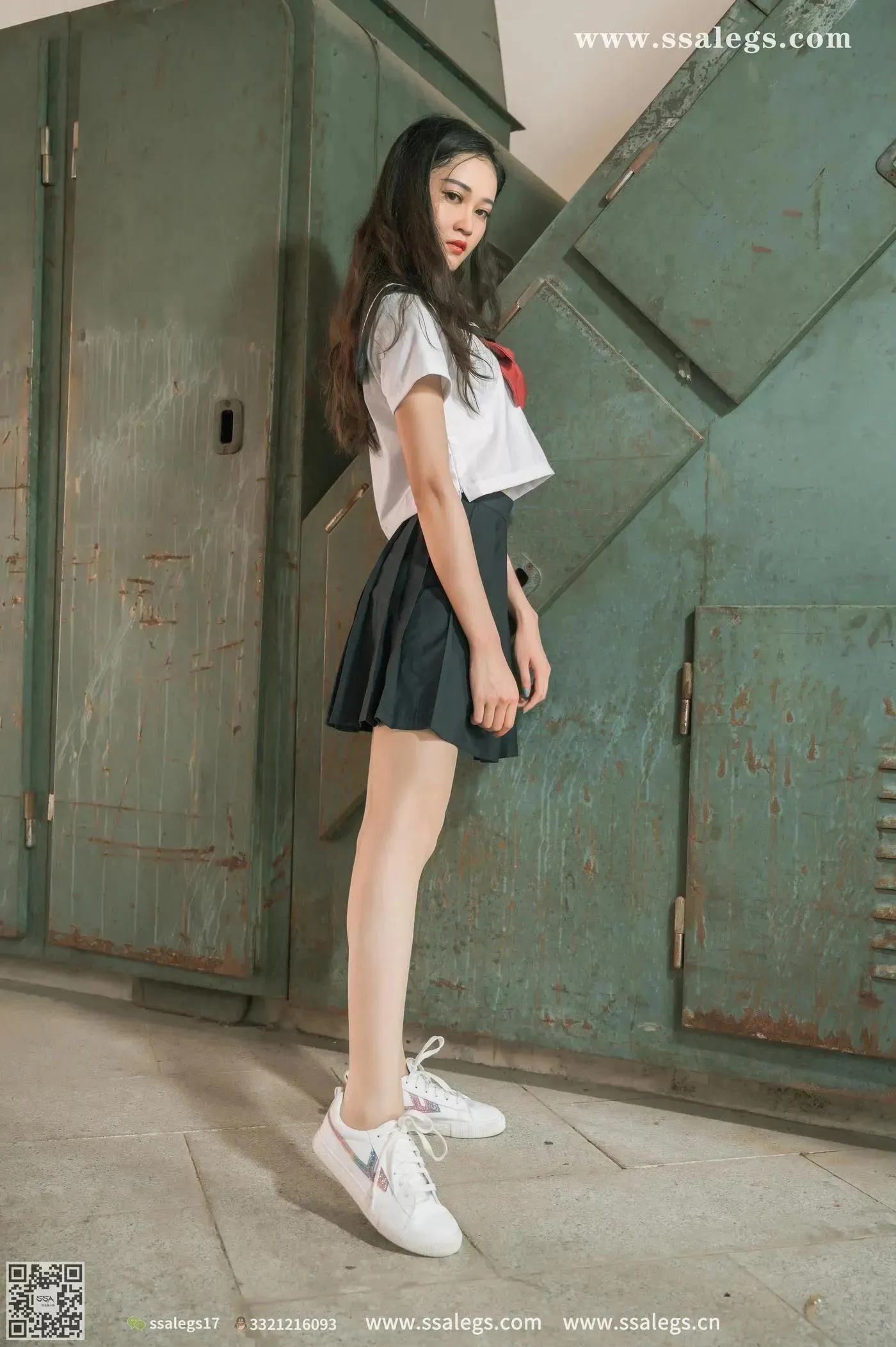 [SSA丝社]超清写真 NO.421 漫漫白色jk制服肉丝写真(上)[23] [51P]插图2